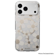 เคสกันกระแทก iPhone 17 Pro Max Switcheasy Fleur M 3D Pattern - Golden Gray