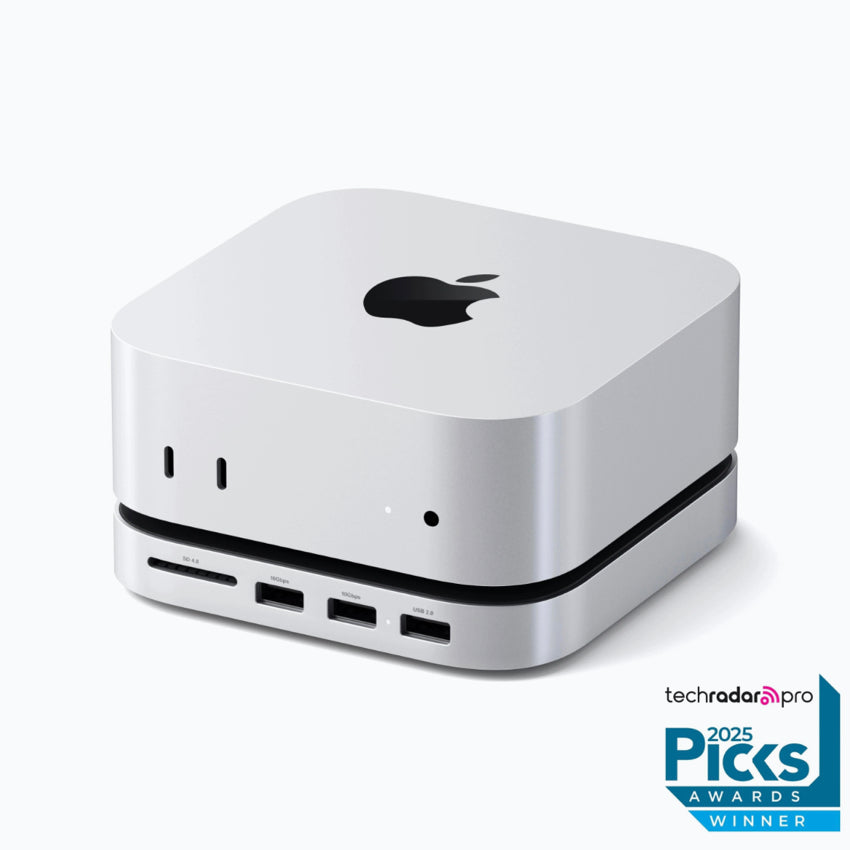 Satechi ฮับมัลติมีเดีย และ แท่นวาง Mac Mini M4 พร้อมช่องใส่ SSD