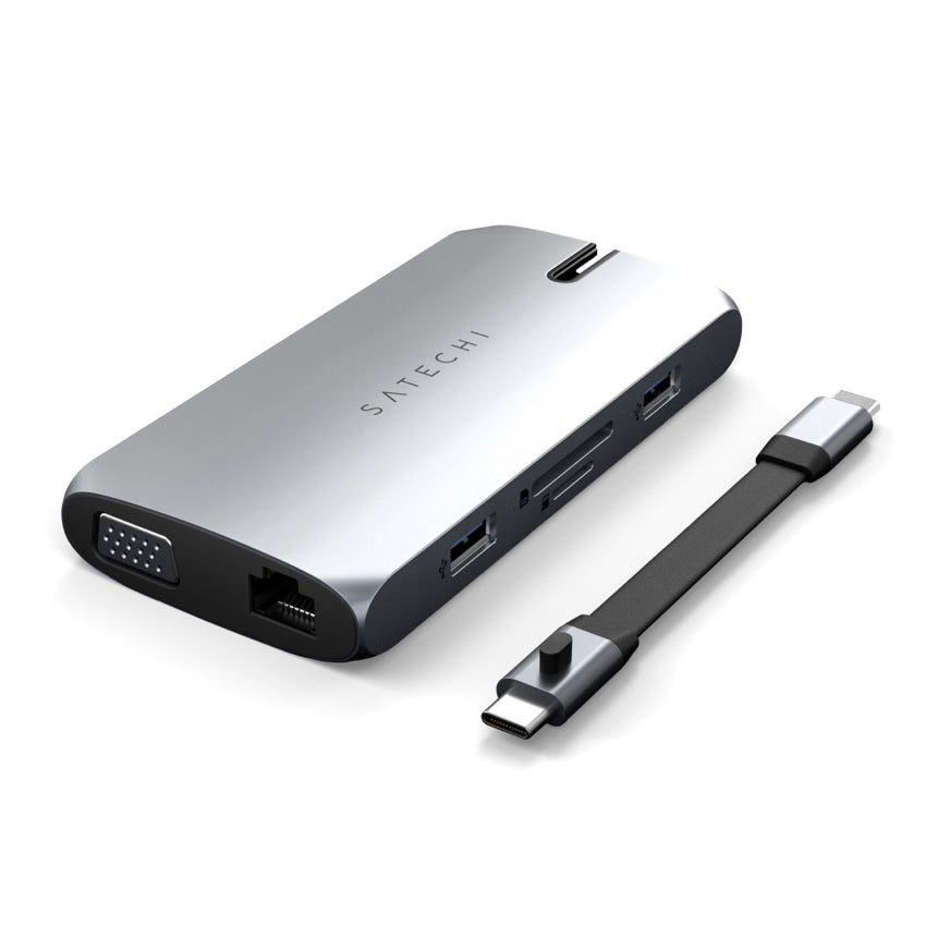 Satechi USB-C On-the-Go Multiport Adapter- Space Gray