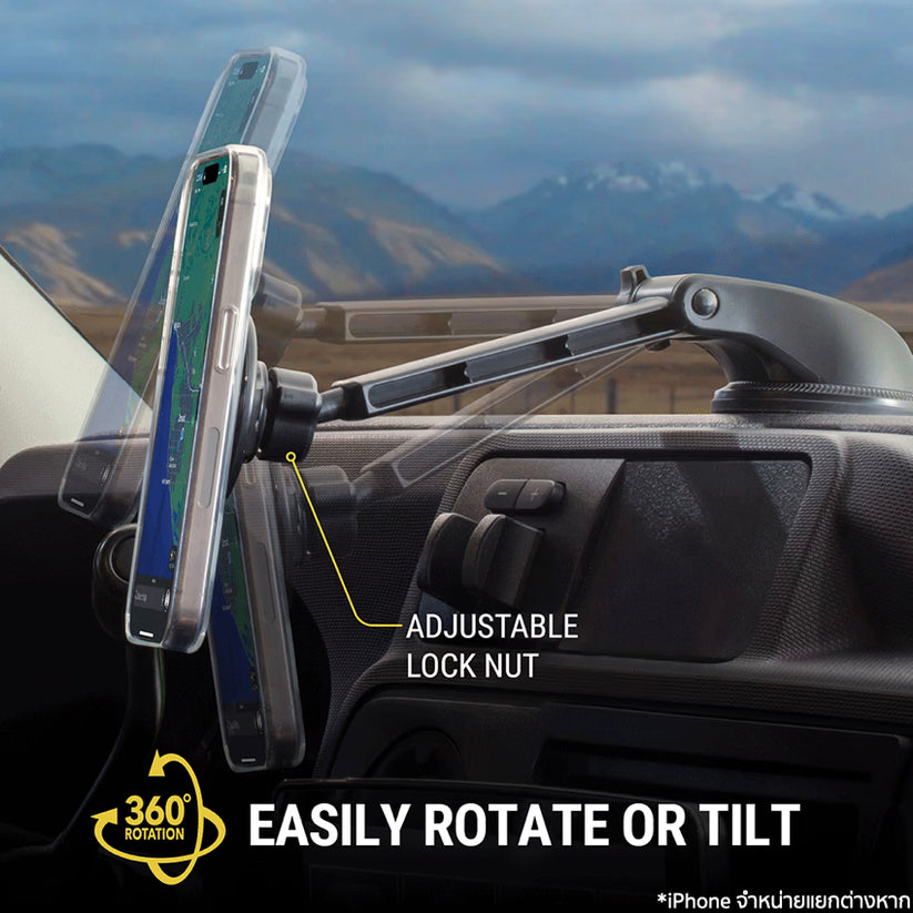 แท่นยึดสมาร์ทโฟนในรถยนต์ Scosche ปรับมุมได้ 360 องศา แขนยาวใช้งานสะดวก