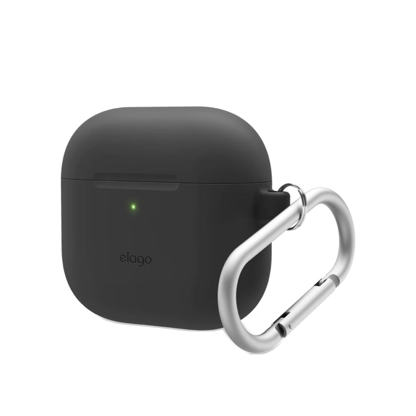 เคสกันกระแทก AirPods รุ่นที่ 4 Elago Silicone Hang สี Black
