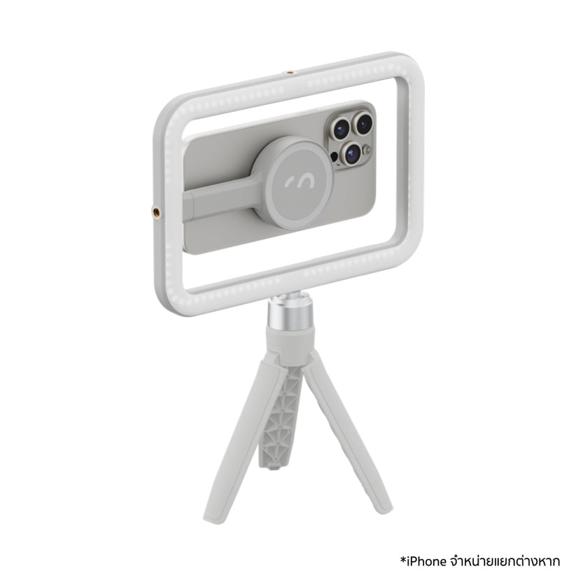 ไฟ SnapStudio สีเทา Stone สำหรับถ่ายคอนเทนต์และไลฟ์สด