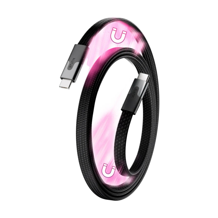 Statik MagStack Slim Pro USB-C to USB-C 1M-Black