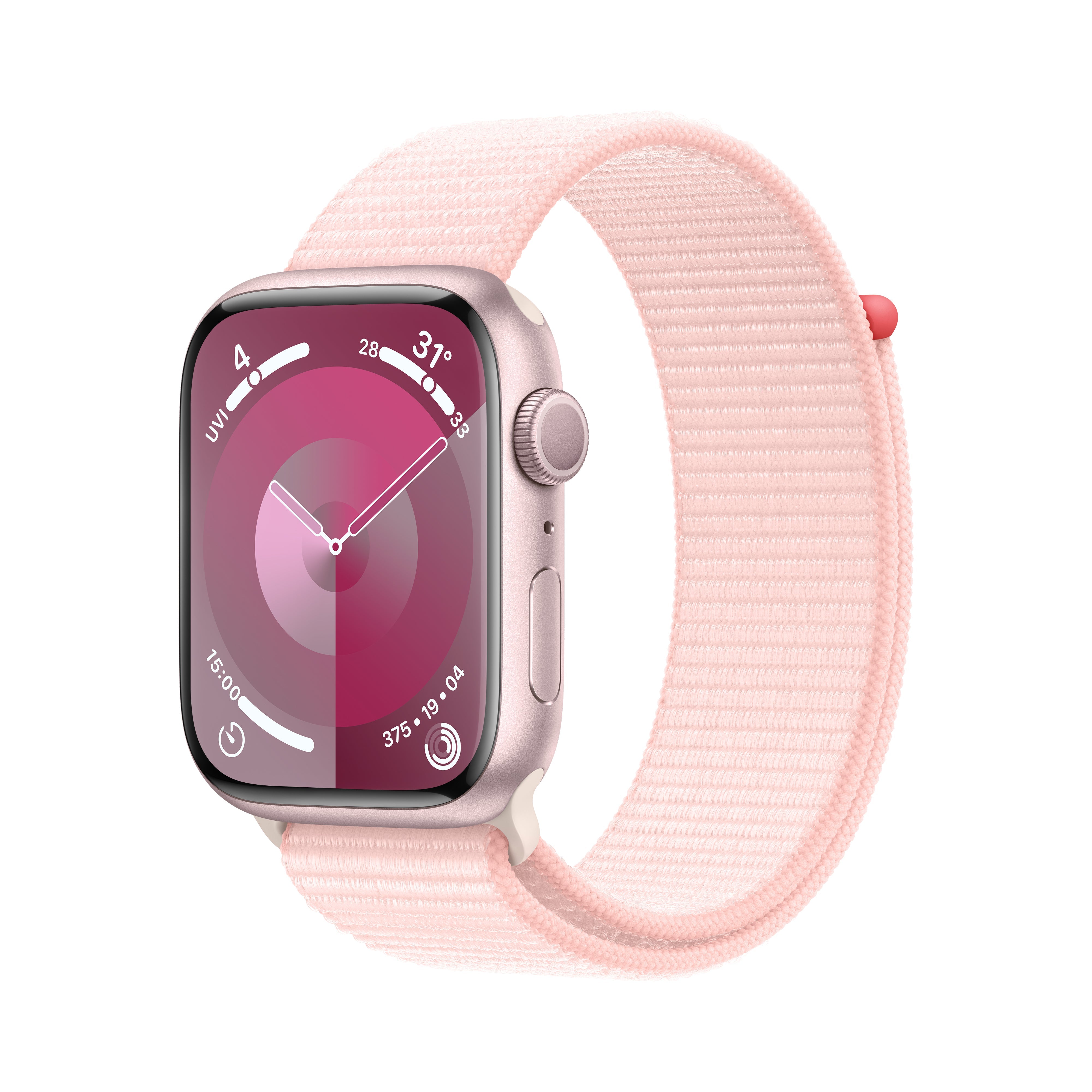 Apple Watch Series 9 GPS 45mm Pink Aluminum Case with Light Pink Sport – iStudio Online Store Apple Watch Series 9 GPS 45mm Pink Aluminum Case with Light Pink Sport – iStudio Online Store