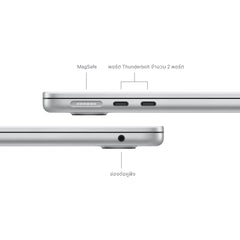 13-inch MacBook Air: Apple M3 chip with 8‑core CPU and 10‑core GPU, 512GB SSD - Silver