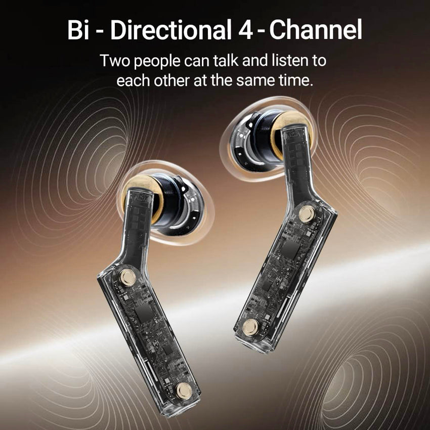 หูฟังแปลภาษา W4 AI Interpreter Earbuds - Gold – iStudio Online Store