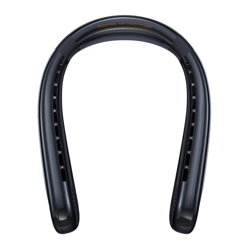 พัดลมคล้องคอ Torras Coolify Air สี Golden Black ให้ความเย็นได้นานถึง 24 ชั่วโมง พกพาสะดวก ใช้งานง่าย