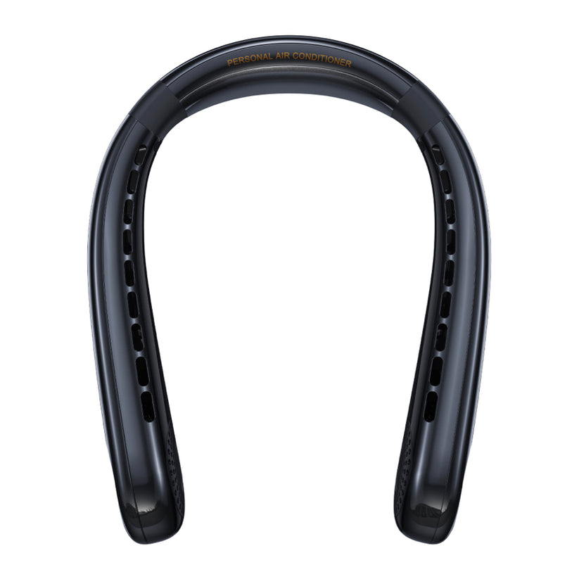 พัดลมคล้องคอ Torras Coolify Air สี Golden Black ให้ความเย็นได้นานถึง 24 ชั่วโมง พกพาสะดวก ใช้งานง่าย