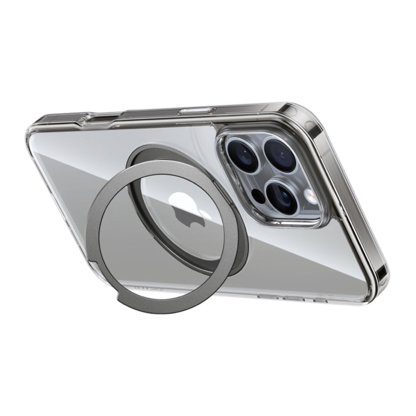 เคสกันกระแทก iPhone 16 Pro Torras Ostand Pro สี Clear Grey
