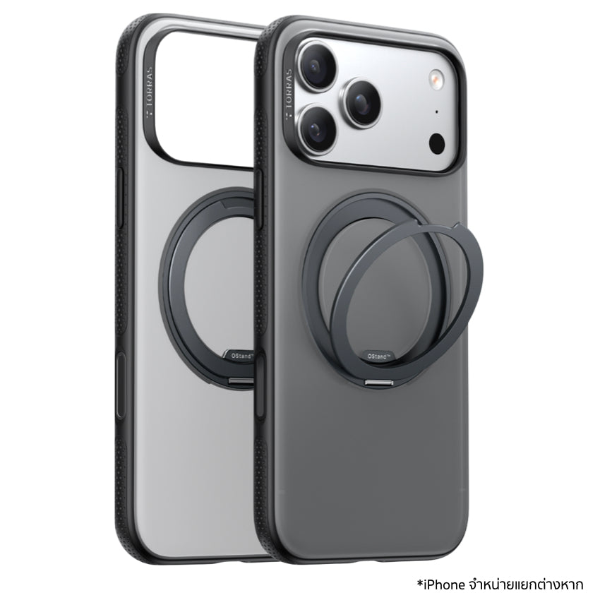 เคส iPhone 17 Pro Max Torras Ostand R Fitness Series สีดำ กันกระแทกทนทาน