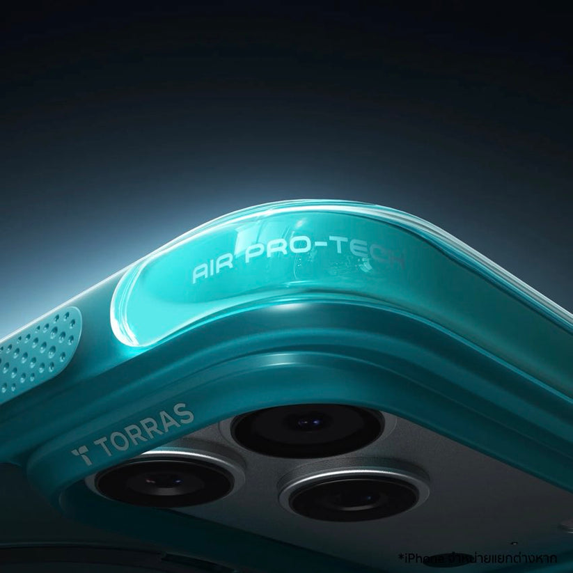 เคสกันกระแทก iPhone 17 Pro Torras Ostand Spin Air Series ปกป้องรอบด้านด้วยเทคโนโลยี AirMAX Airbag ขาตั้งหมุนได้ 360° และแม่เหล็กแรงสูง รองรับ MagSafe อย่างมั่นคง