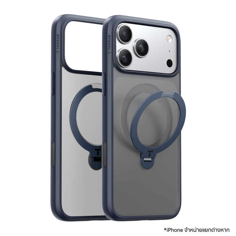 เคส Ostand Spin Series สำหรับ iPhone 17 Pro สี Midnight Blue แบรนด์ TORRAS