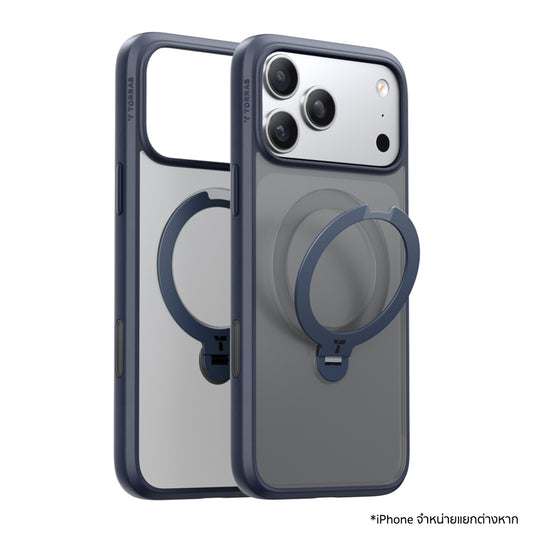 เคส Ostand Spin Series สำหรับ iPhone 17 Pro สี Midnight Blue แบรนด์ TORRAS