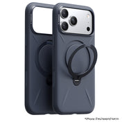 เคสกันกระแทก iPhone 17 Pro Max Torras Ostand Spin Silicone Series สี Midnight Blue ขาตั้งหมุน 360° ซิลิโคน ROHS กันลื่น ป้องกันรอยขีดข่วน