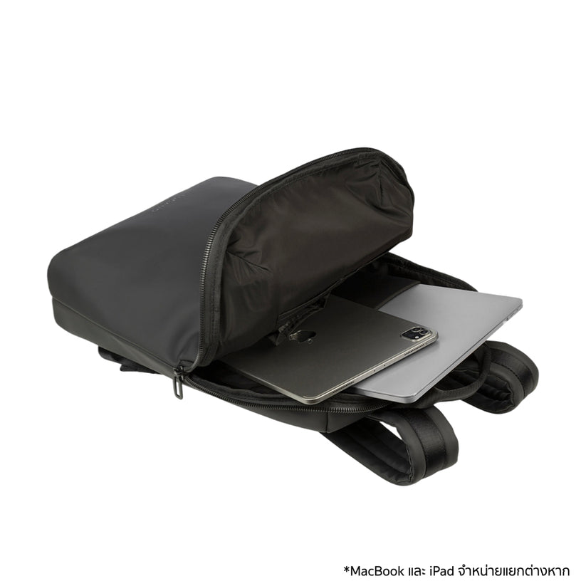 กระเป๋าโน้ตบุ๊ก 16 นิ้ว Tucano Gommo สีดำ วัสดุเคลือบยาง