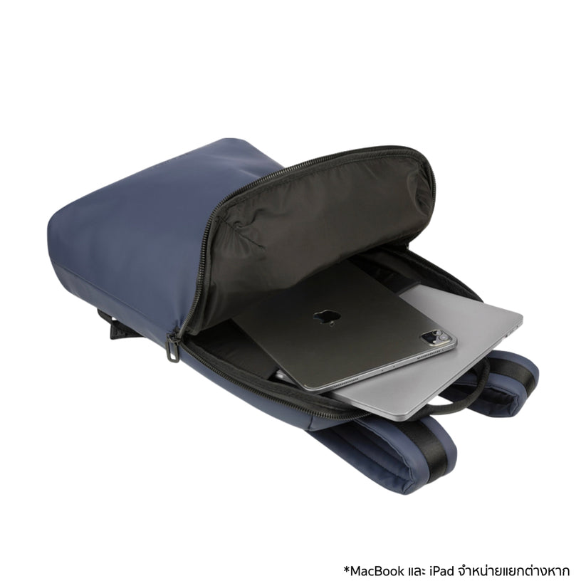กระเป๋าโน้ตบุ๊ก 16 นิ้ว Tucano Gommo สีฟ้า วัสดุเคลือบยาง