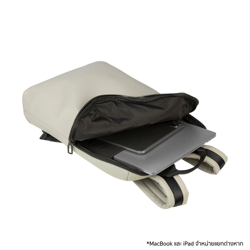 กระเป๋าโน้ตบุ๊ก 16 นิ้ว Tucano Gommo สีเทา วัสดุเคลือบยาง