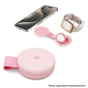 แท่นชาร์จไร้สาย Butterfly SE สี Pink ชาร์จอุปกรณ์ 2 เครื่องพร้อมกัน พับเก็บได้ จากแบรนด์ TWELVE SOUTH