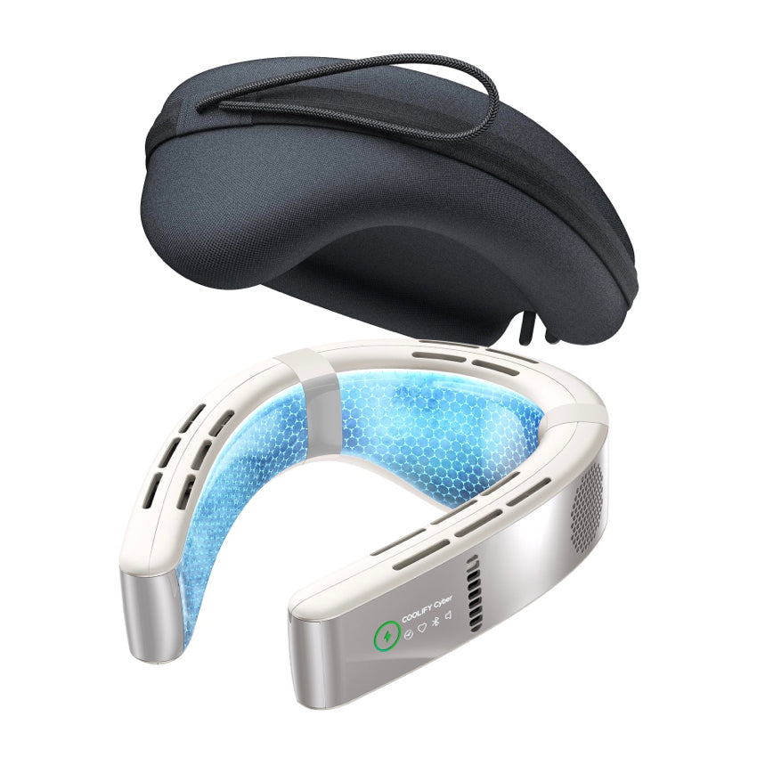 พัดลมคล้องคอ Torras Coolify Cyber สี White คลายร้อน เย็นสบาย จากแบรนด์ TORRAS