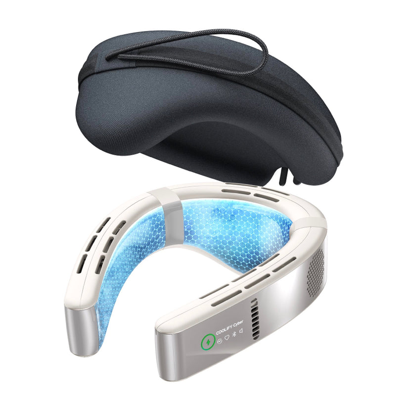 พัดลมคล้องคอ Torras Coolify Cyber สี White คลายร้อน เย็นสบาย จากแบรนด์ TORRAS