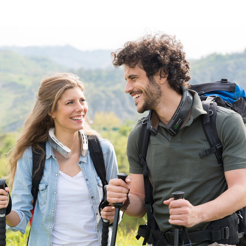 พัดลมคล้องคอ Torras Coolify Cyber สี White คลายร้อน เย็นสบาย จากแบรนด์ TORRAS