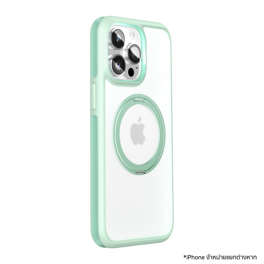 เคสไอโฟน Upro Ostand R Fusion สำหรับ iPhone 15 Pro สี Green แบรนด์ TORRAS