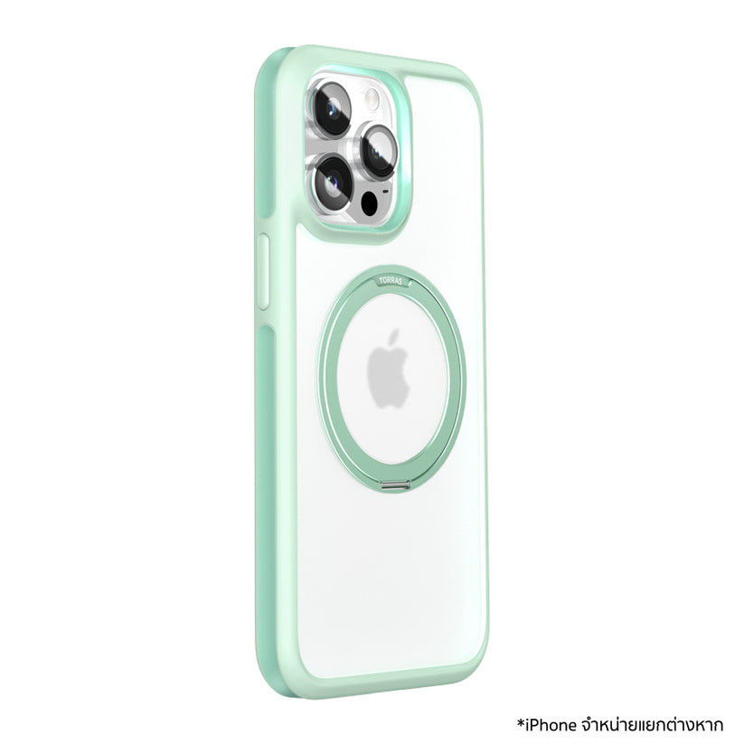 เคสไอโฟน Upro Ostand R Fusion สำหรับ iPhone 15 Pro สี Green แบรนด์ TORRAS