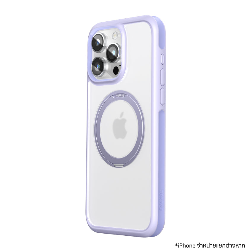 เคสไอโฟน Upro Ostand R Fusion สำหรับ iPhone 15 Pro สี Purple แบรนด์ TORRAS