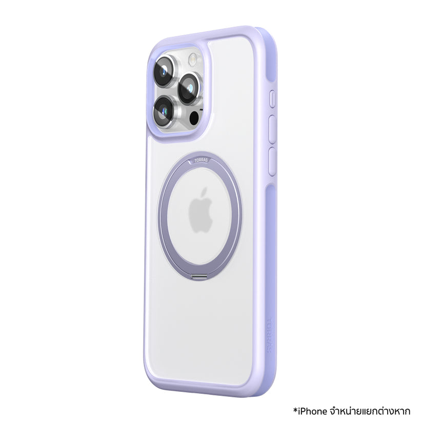เคสไอโฟน Upro Ostand R Fusion สำหรับ iPhone 15 Pro สี Purple แบรนด์ TORRAS