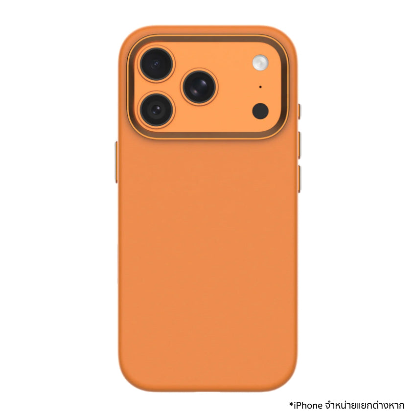 [CS]UNIU SENSA Luxe Leather Case for iPhone 17 Pro Orange