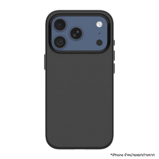 iPhone 17 Pro Case Uniu Sensa Luxe Leather - Black