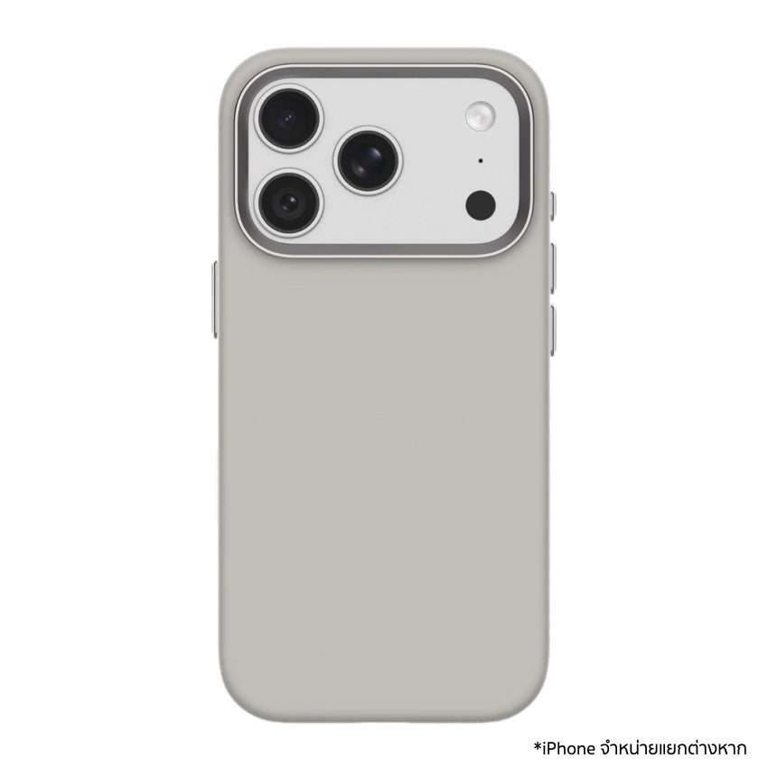 [CS]UNIU SENSA Luxe Leather Case for iPhone 17 Pro Gray
