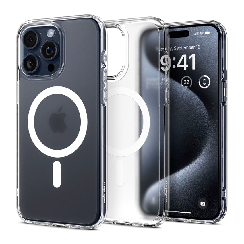 Spigen Ultra Hybrid MagFit for iPhone 15 Pro Max - Frost Clear