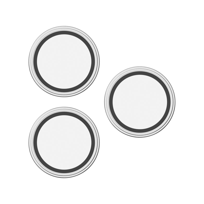 ฟิล์มกระจกป้องกันเลนส์ Camera Rings สำหรับ iPhone 16 Pro / 16 Pro Max สี White Titanium กันกระแทก แบรนด์ ZAGG