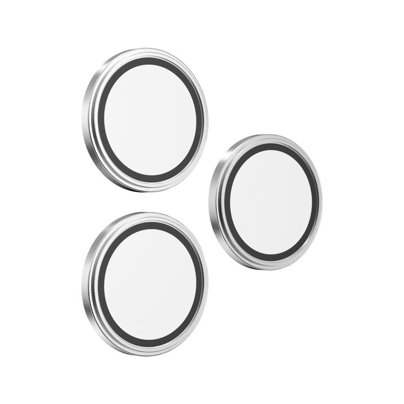 ฟิล์มกระจกป้องกันเลนส์ Camera Rings สำหรับ iPhone 16 Pro / 16 Pro Max สี White Titanium กันรอยขีดข่วน แบรนด์ ZAGG