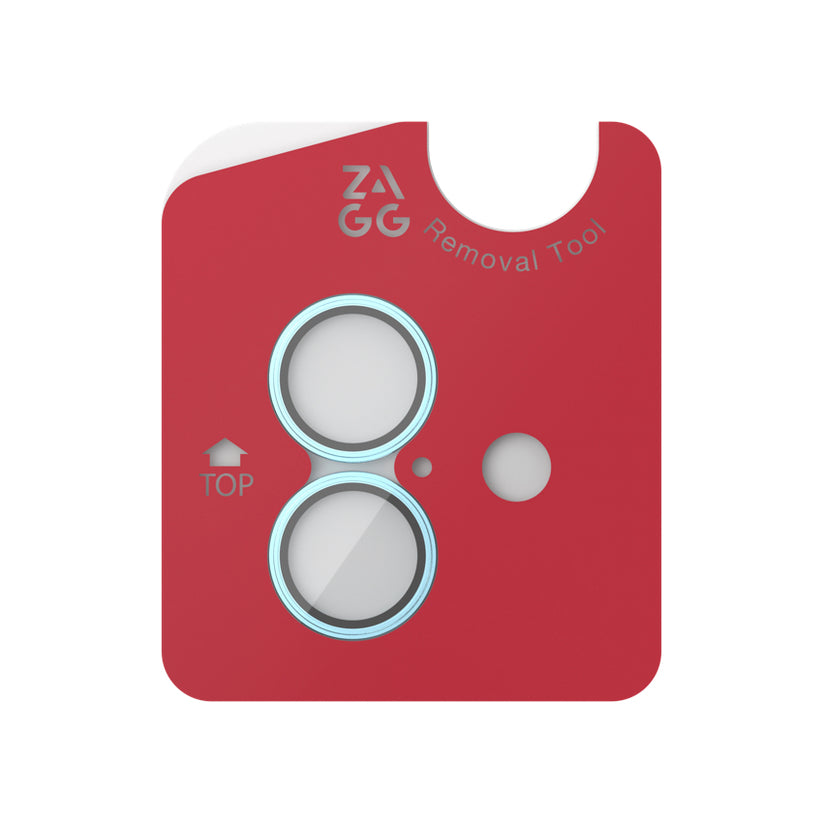 ฟิล์มกระจกป้องกันเลนส์ Camera Rings สำหรับ iPhone 16 / 16 Plus สี Green กันรอย แบรนด์ ZAGG