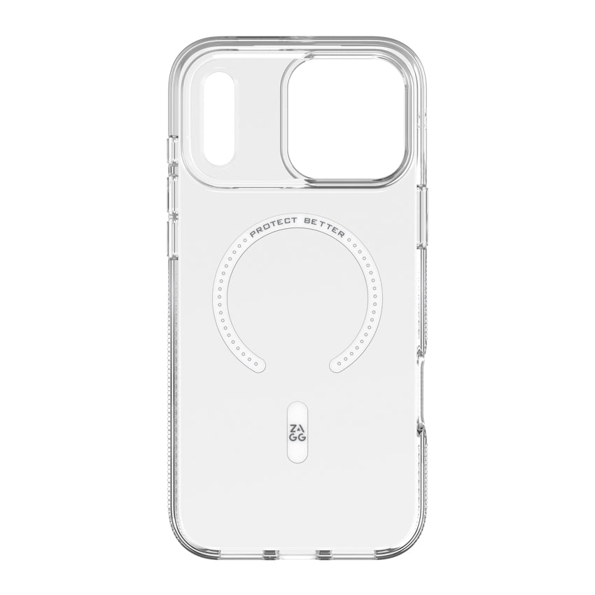 เคสไอโฟน Crystal Palace Snap สำหรับ iPhone 17 Pro สี Clear รองรับการชาร์จไร้สาย แบรนด์ ZAGG