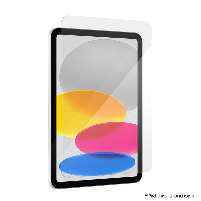 ฟิล์มกระจก Glass สำหรับ iPad รุ่นที่ 10 และ A16 กันกระแทก แบรนด์ ZAGG