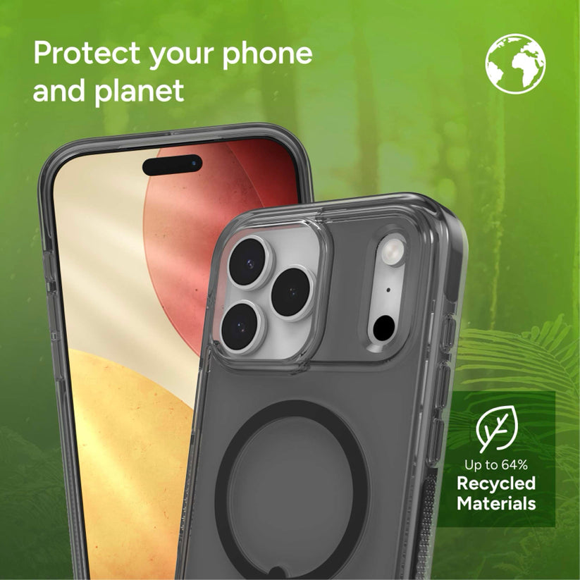 เคสไอโฟน Santa Cruz Snap สำหรับ iPhone 17 Pro Max สี Midnight Black วัสดุรีไซเคิล แบรนด์ ZAGG