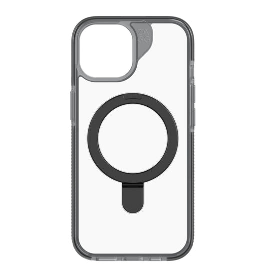 ZAGG Santa Cruz Snap with Ring Stand for iPhone 15 - Black