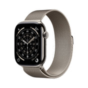 Apple Watch Series 11 GPS + Cellular 46mm Natural Titanium Case with Natural Milanese Loop - M/L