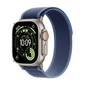 Apple Watch Ultra 3 GPS + Cellular 49mm Natural Titanium Case with Blue/Bright Blue Trail Loop - M/L