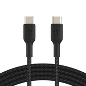 Belkin Boost Charge Braided USB-C to C Cable 60W 1m - Black