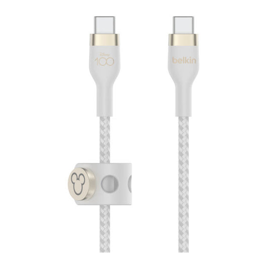 Disney Collection I Belkin Boost Charge Pro Flex - White Mickey (2m)
