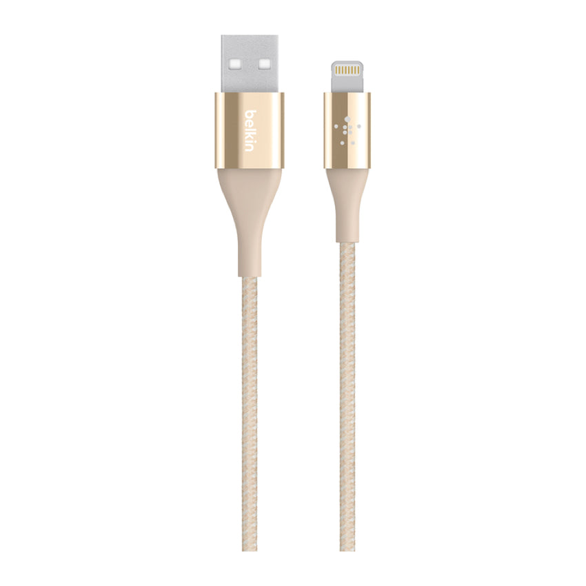 BELKIN DuraTek Lightning Sync and Charge Braided Cable 1.2M - Gold