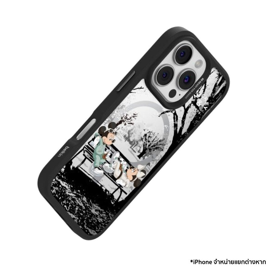 iPhone 16 Pro Case Belkin SHEERFORCE Magnetic Treated Protective Phone Mirror - Mickey and Friends