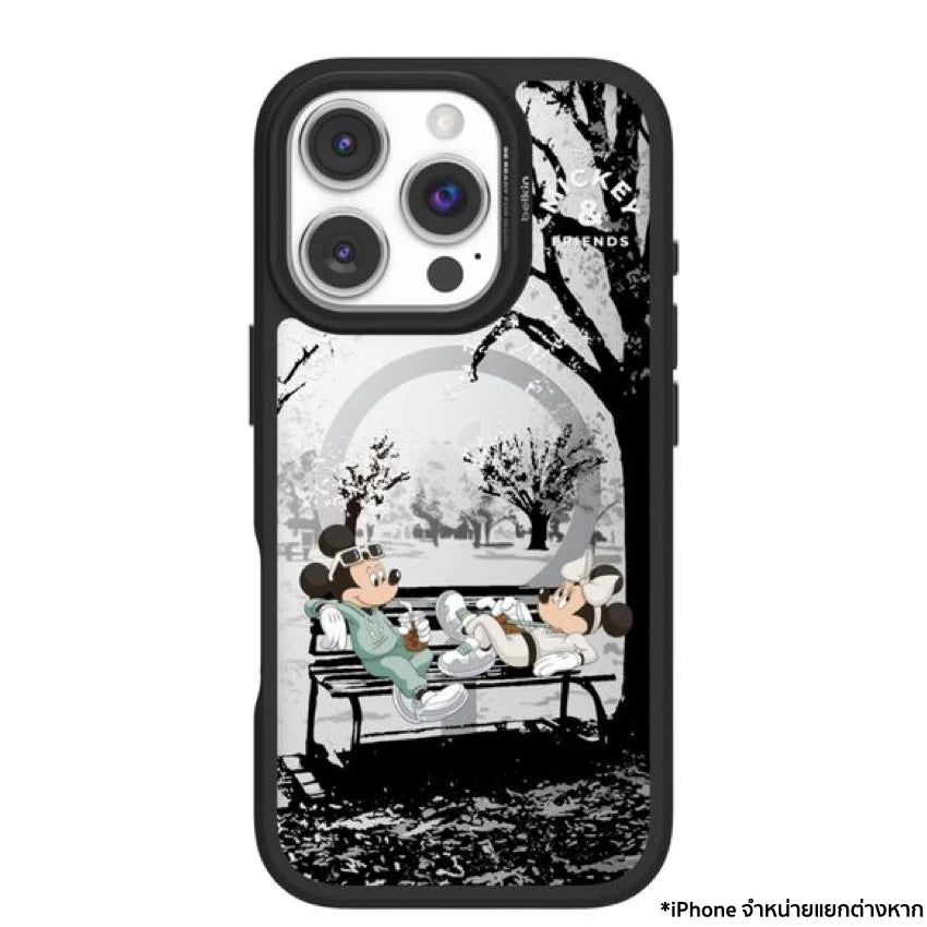 iPhone 16 Pro Case Belkin SHEERFORCE Magnetic Treated Protective Phone Mirror - Mickey and Friends