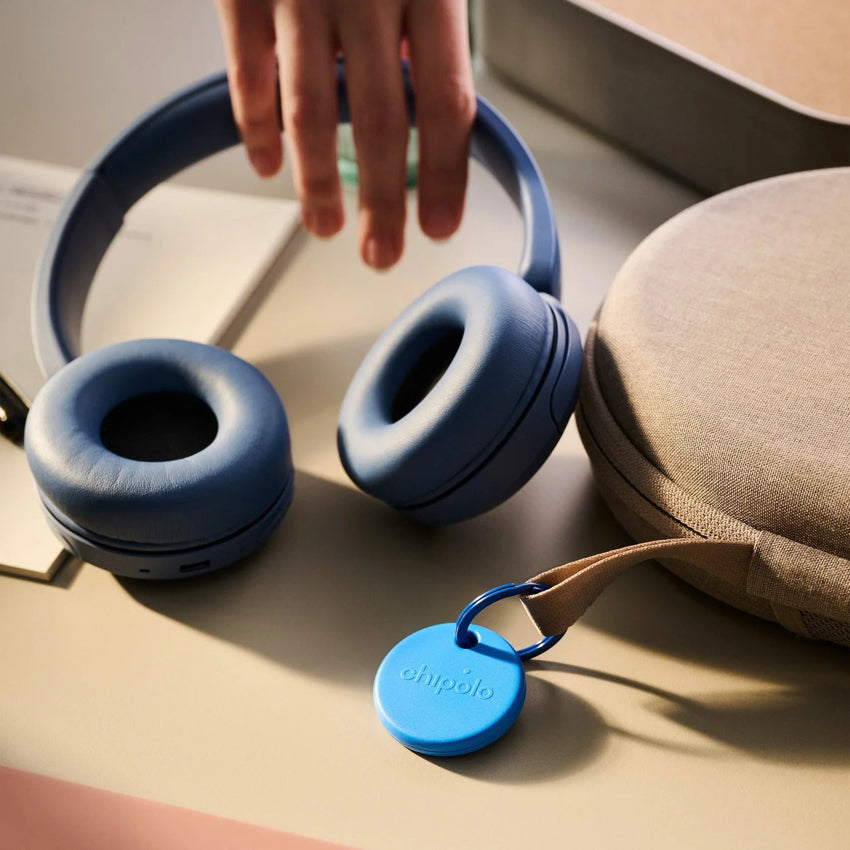 ติดตามของสำคัญไม่ให้หาย Chipolo POP - Blue ดีไซน์เล็กกะทัดรัด สีฟ้าโดดเด่น ค้นหาสะดวกผ่านแอปมือถือ