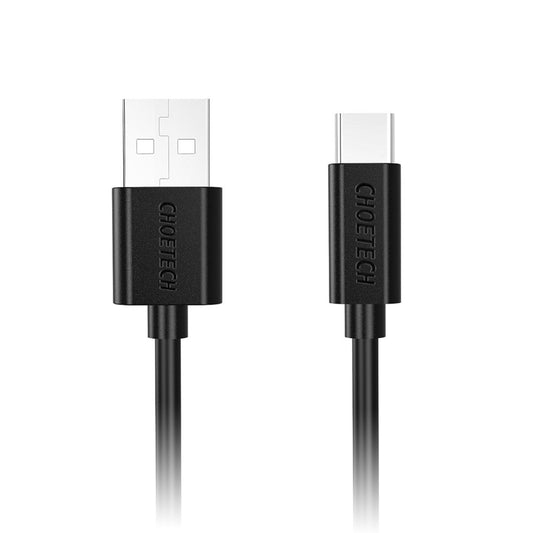 Choetech สายชาร์จ USB-A to USB-C ยาว 1 ม. ชาร์จ และ ซิงค์ข้อมูลได้รวดเร็ว สูงสุด 480 Mbps