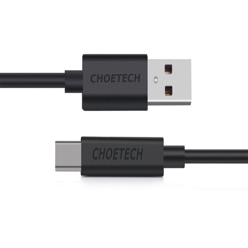 Choetech USB-A to USB-C PVC Cable 1 m - Black